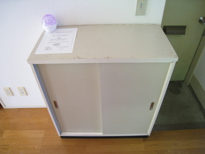 Entrance. Thing even put shoes Maeru convenient front door storage