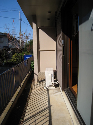 Balcony. Southwest-facing balcony