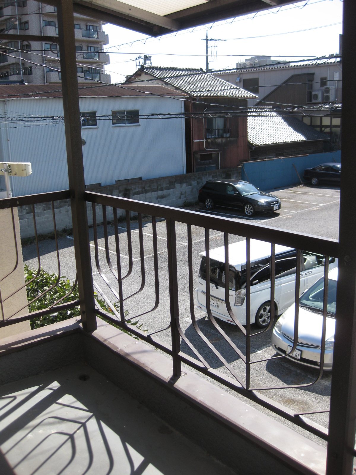 Balcony. South-facing bright balcony