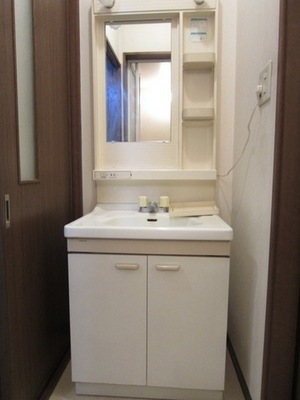 Washroom. Happy independence wash basin in women