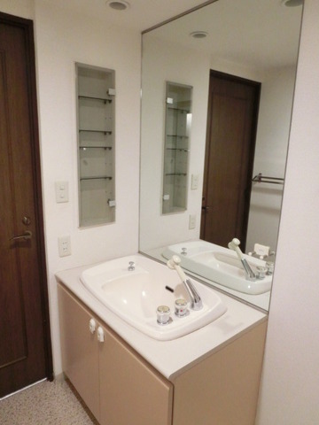 Washroom. Bathroom vanity