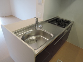 Kitchen. 3 is a neck gas system Kitchen