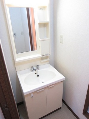 Washroom. Although now a washstand, Shampoo dresser will be established
