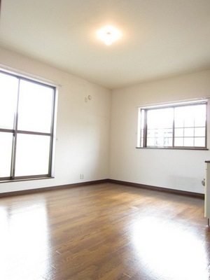 Living and room. Bright living room of the two-sided lighting