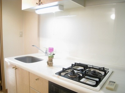 Kitchen. Easy cooking in a wide space