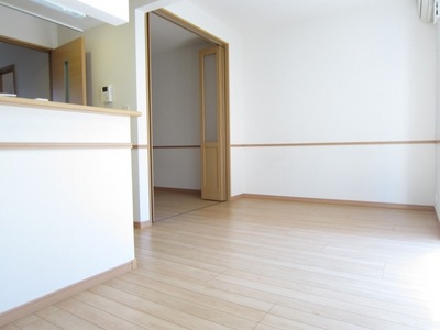 Living and room. LDK of face-to-face kitchen