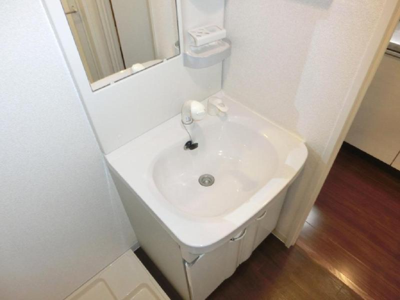 Washroom. It is a beautiful shampoo dresser.