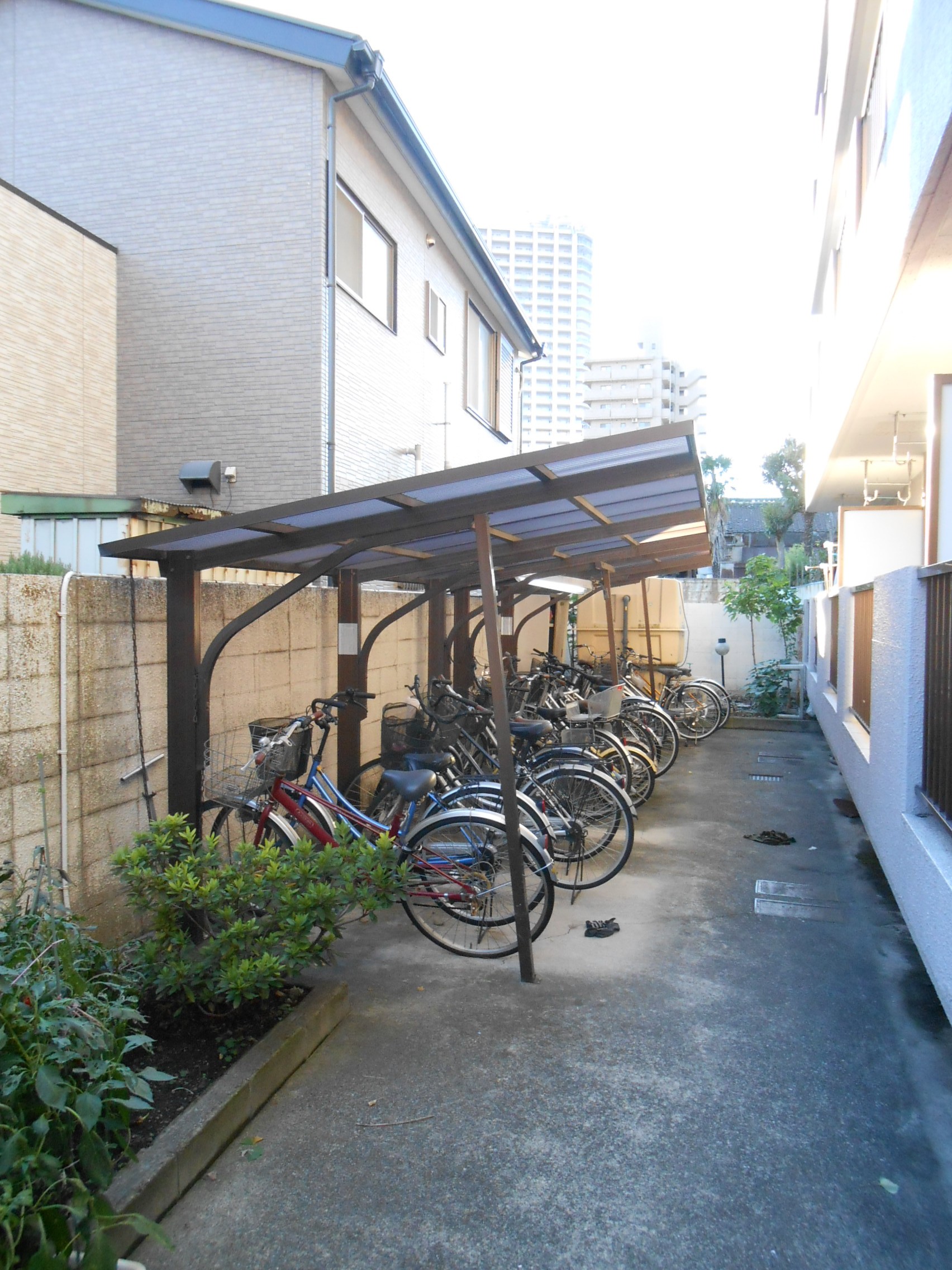 Other common areas. Bicycle parking space