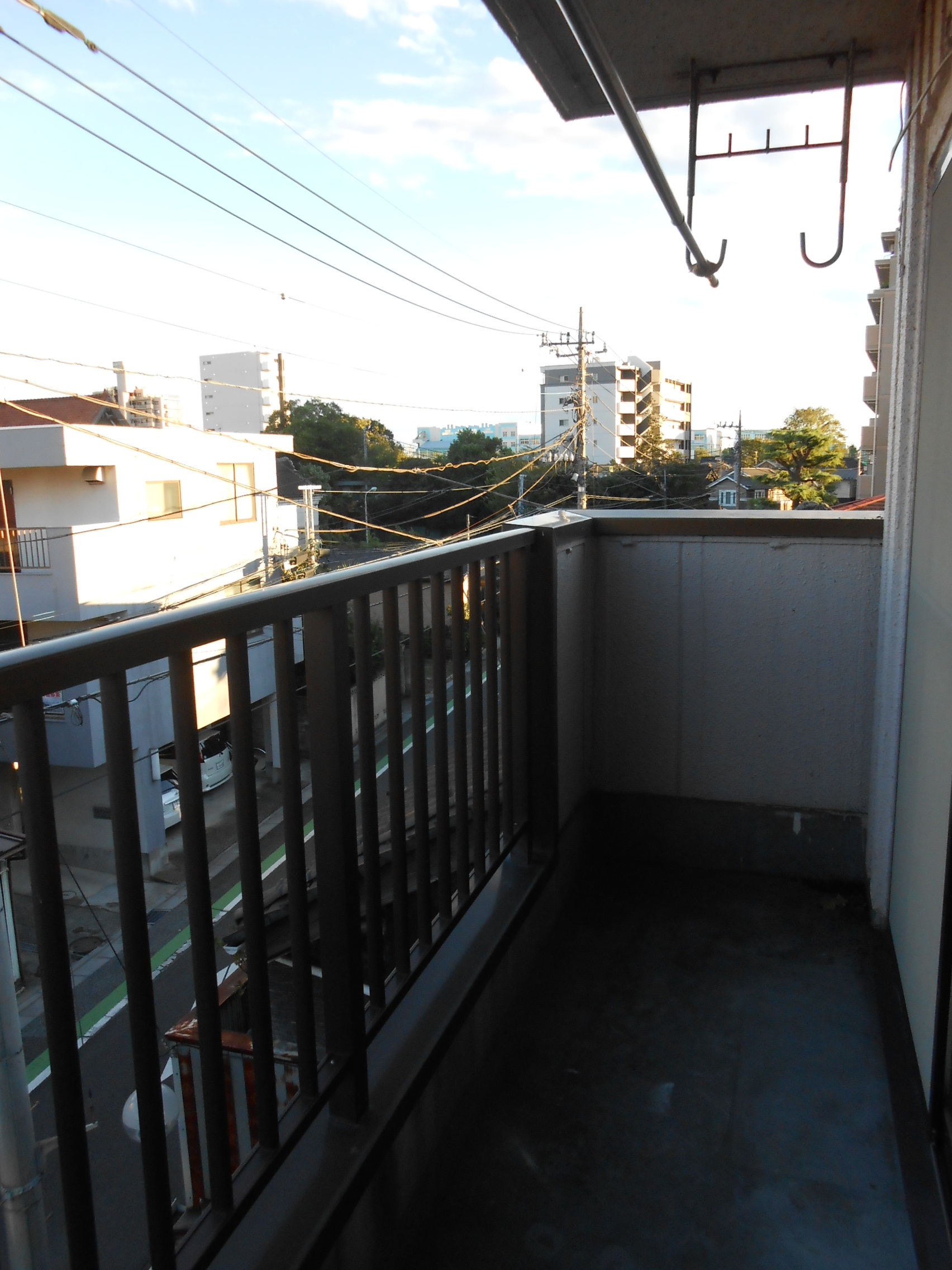 Balcony. Spacious veranda