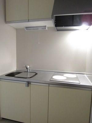 Kitchen. There IH stove 2-neck