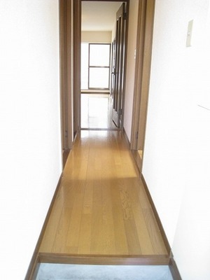 Entrance. Hallway from the entrance to the dining