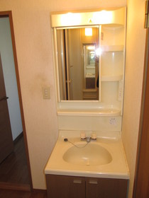 Washroom. Independent wash basin