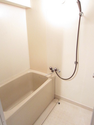 Bath. Comfortable in a wide bathroom