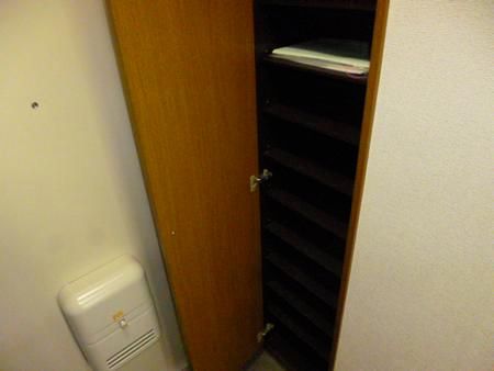 Entrance. Shoebox enters plenty to top