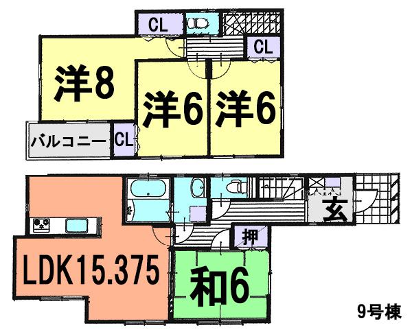 Floor plan. 1100m until Kawaguchi Municipal Kizoro Elementary School
