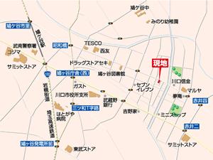 Local guide map. Information map