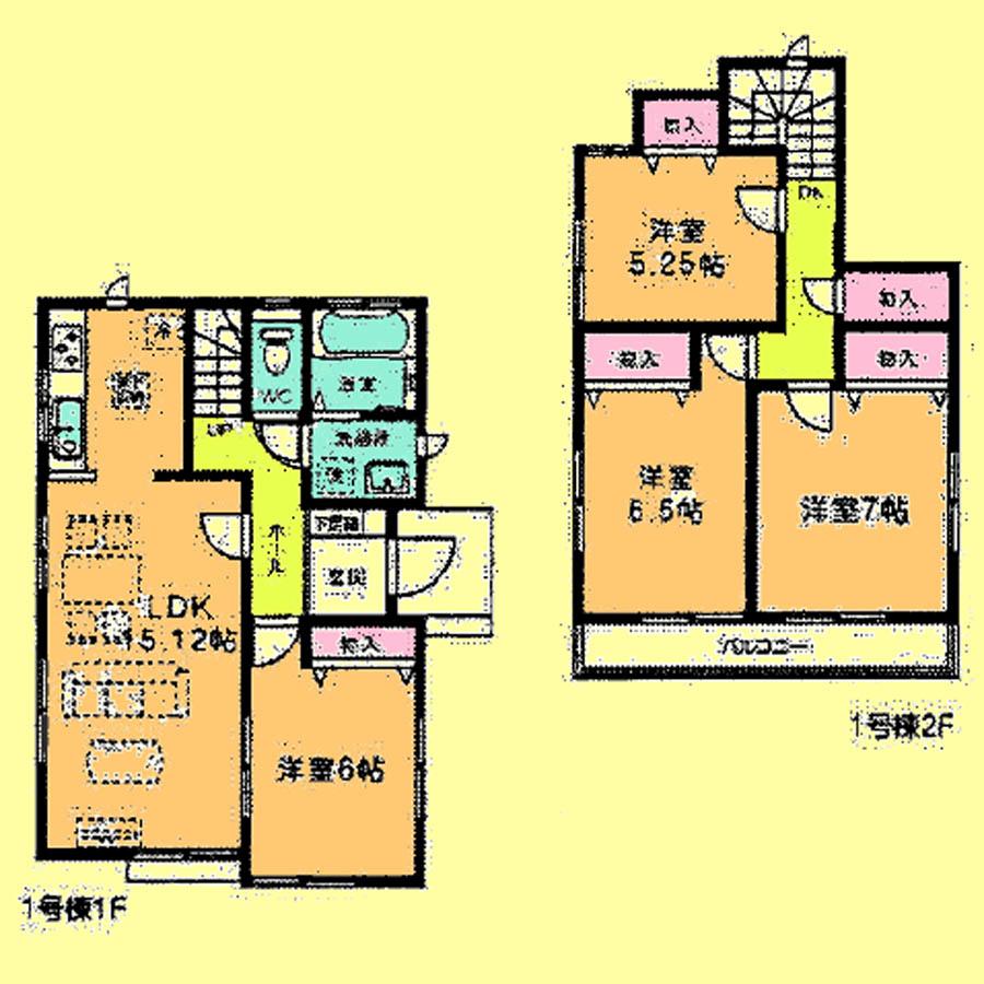 Floor plan. 24,800,000 yen, 4LDK, Land area 164.21 sq m , Building area 95.01 sq m located view in addition to this, It will be provided by the hope of design books, such as layout. 