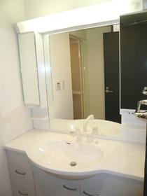 Washroom. Wash basin is there is a sense of quality and spacious