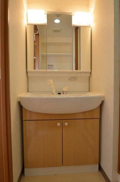 Washroom. Independent wash basin