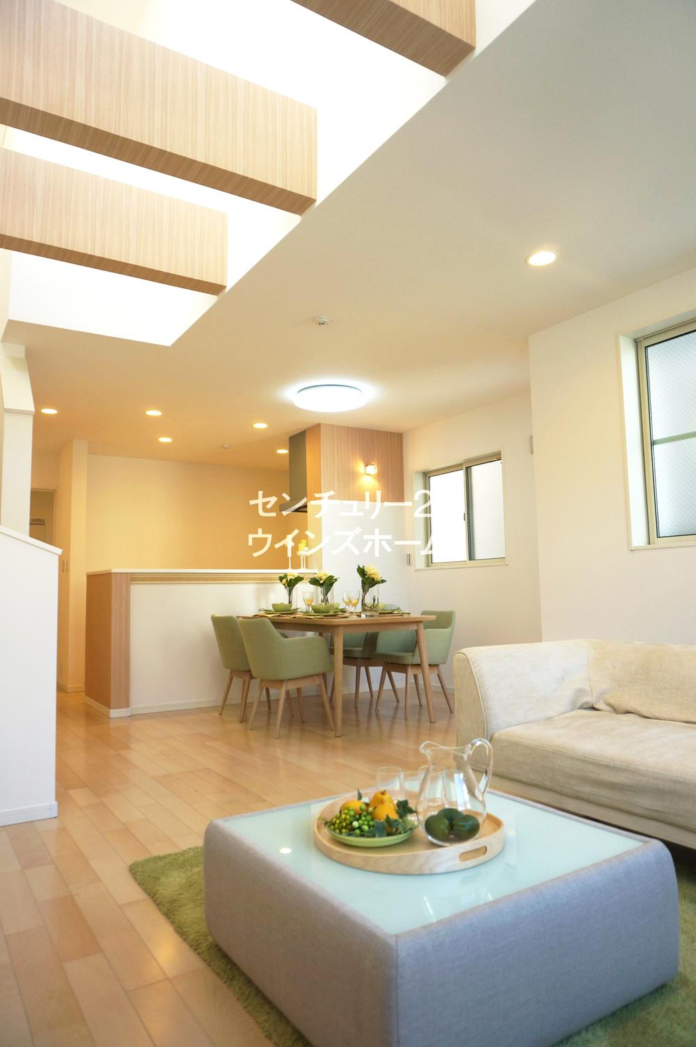 Living. ◇ living (November 2013) shooting ◇ designer unique structure of that Fukinuki ☆ In bright living room where the light enters a lot