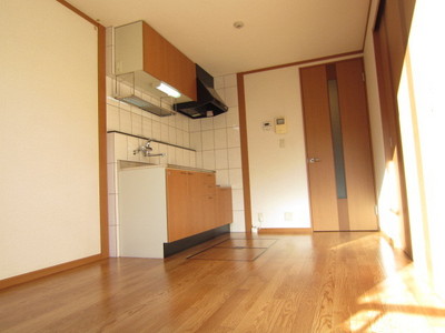 Living and room. Bright dining kitchen of the start of the day