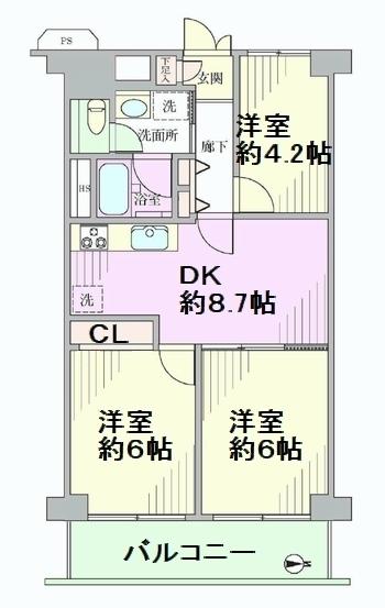 Floor plan. Renovation completed