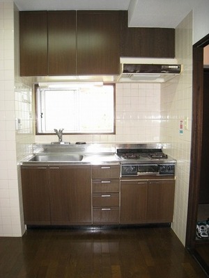 Kitchen. Ventilation is good with a window