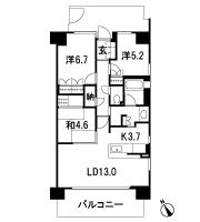 Floor: 3LDK + N (storeroom), the occupied area: 75.17 sq m