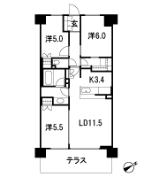 Floor: 3LDK + FC (family closet), the occupied area: 68.93 sq m