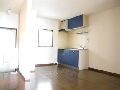 Kitchen. Bright kitchen with a window