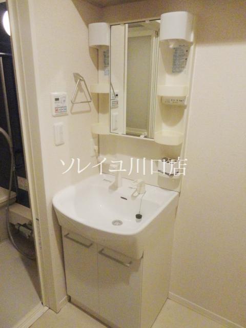 Washroom. Is convenient get dressed in the morning.