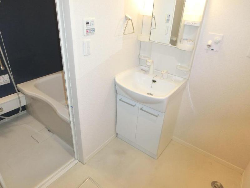 Washroom. Spread a dressing room is happy