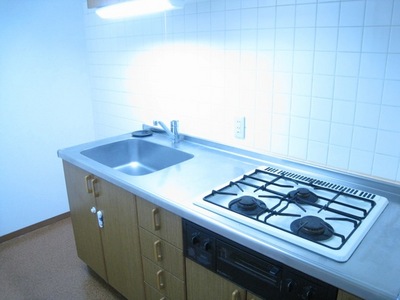 Kitchen. Hakadori cooking with gas stove 3 groups