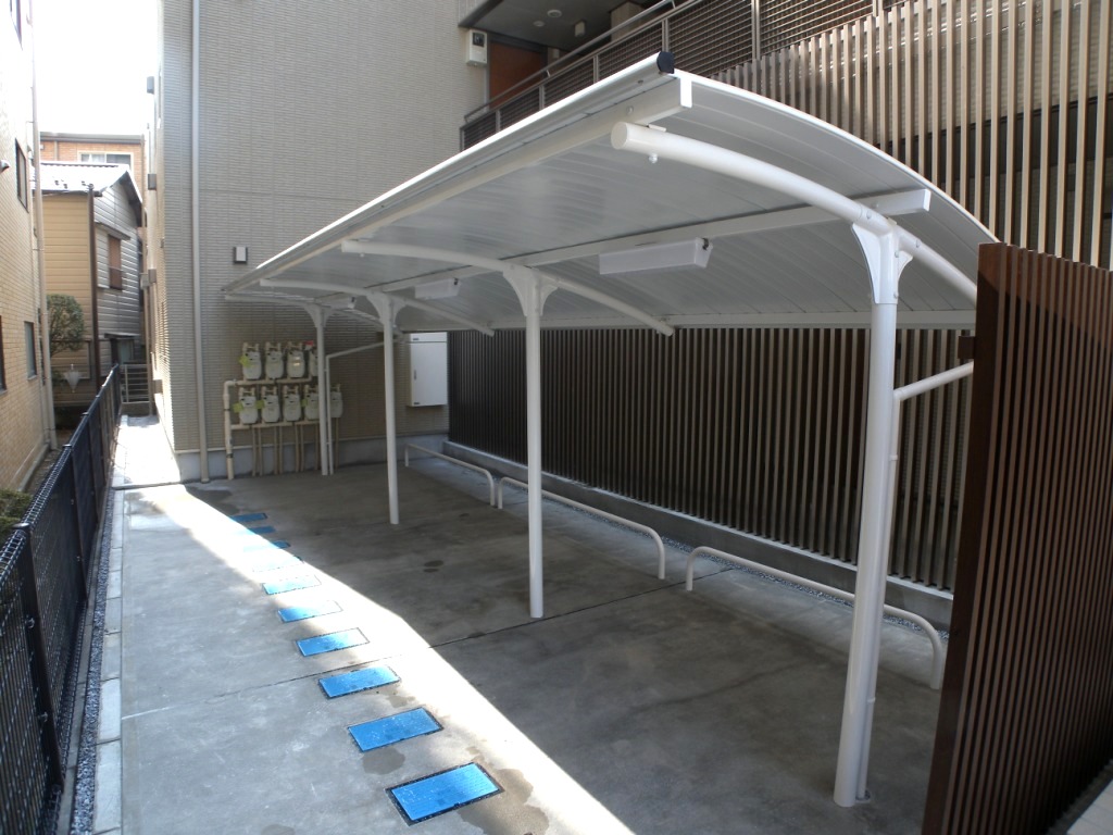 Other common areas. Covered parking lot