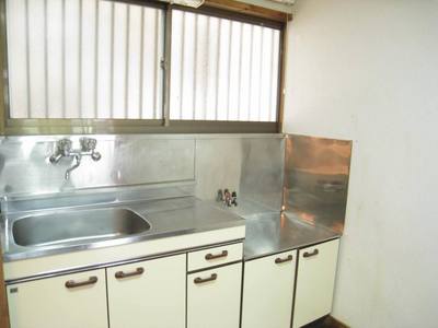 Kitchen. Bright window with kitchen