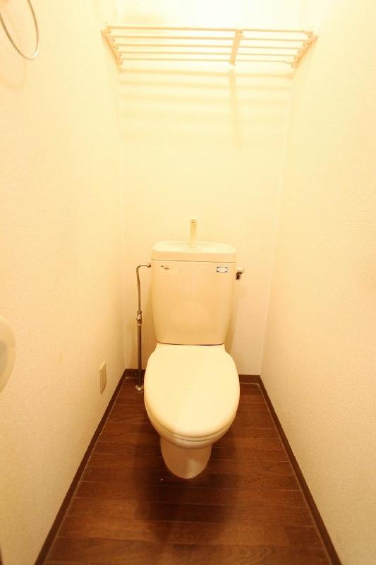 Toilet. There is an electrical outlet in the room Also attached Washlet