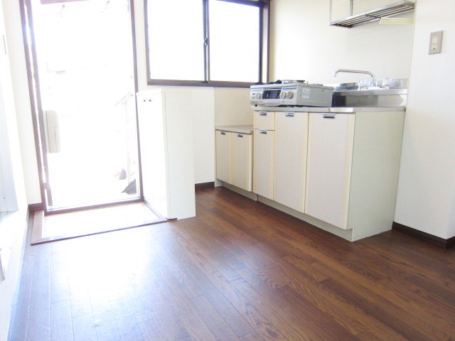 Kitchen. There is a small window in the kitchen, Ventilation is also good