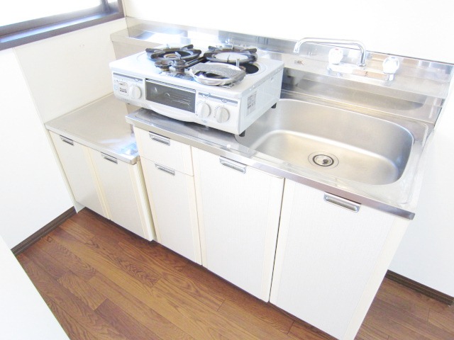 Kitchen. Gas stove service goods