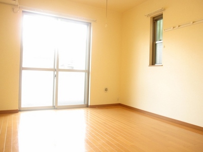 Living and room. Bright rooms with two faces lighting