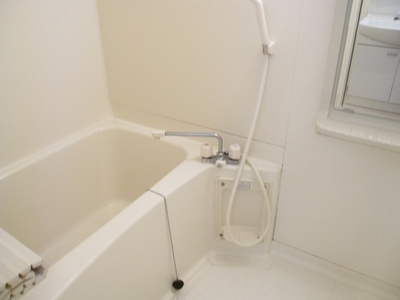 Bath. Bathroom of calm atmosphere