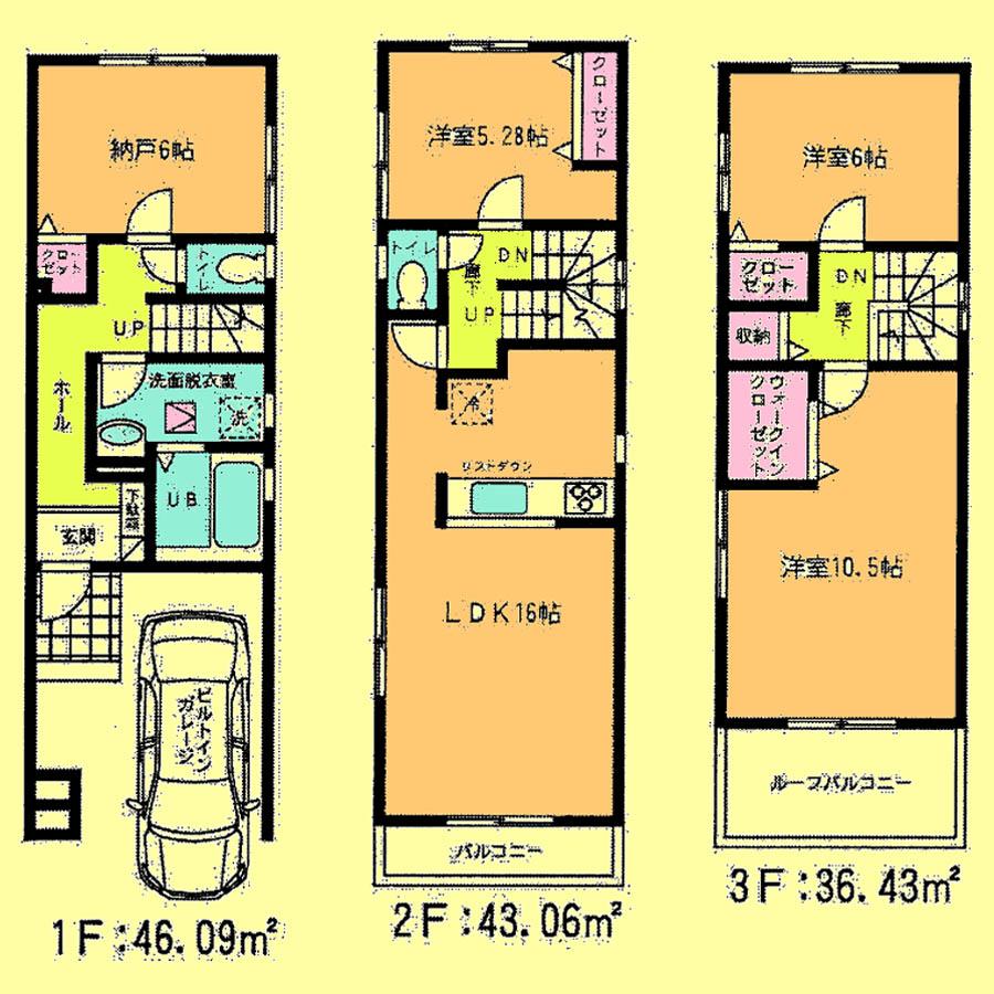 Floor plan. 30,800,000 yen, 4LDK, Land area 72.82 sq m , Building area 125.58 sq m located view in addition to this, It will be provided by the hope of design books, such as layout.