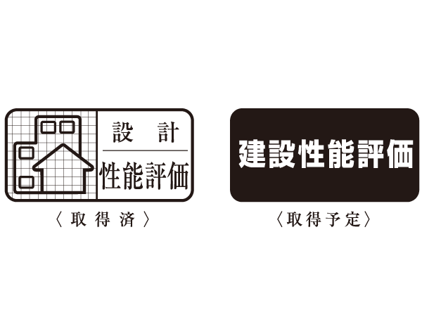 Building structure.  [Mansion with "Housing Performance Evaluation Report"] It has obtained the "design Housing Performance Evaluation Report," a summary of the evaluation of the design stage. Construction stage and a summary of the test results at the time of completion "construction Housing Performance Evaluation Report" is also scheduled acquisition. (All houses subject) ※ For more information see "Housing term large Dictionary".