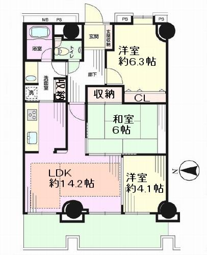 Floor plan. Clean room