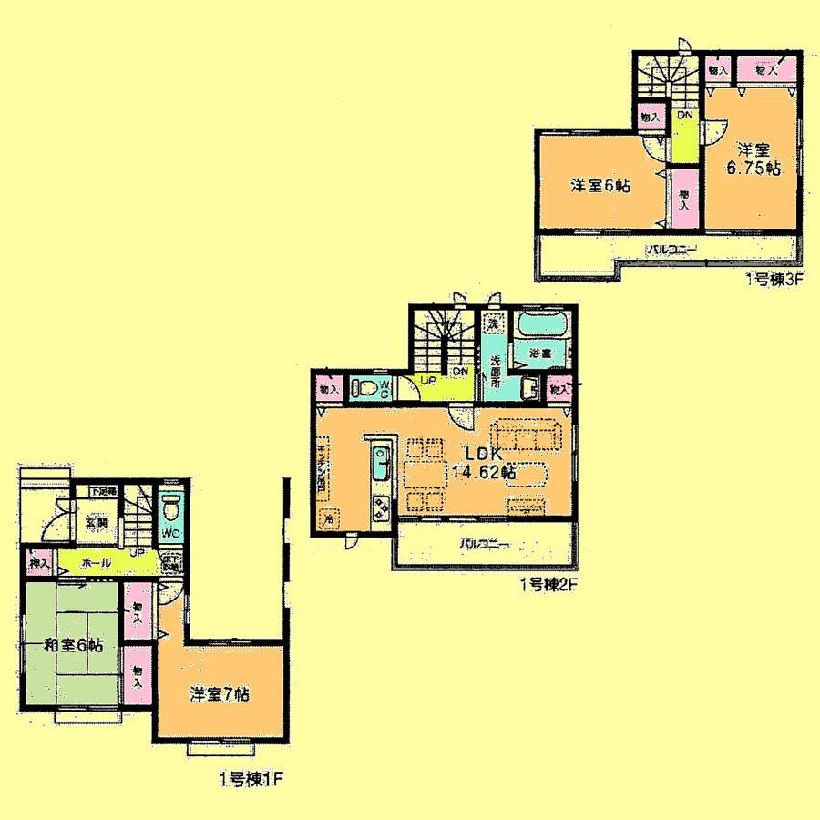 Floor plan. 31,800,000 yen, 4LDK, Land area 76.17 sq m , Building area 116.54 sq m located view in addition to this, It will be provided by the hope of design books, such as layout.