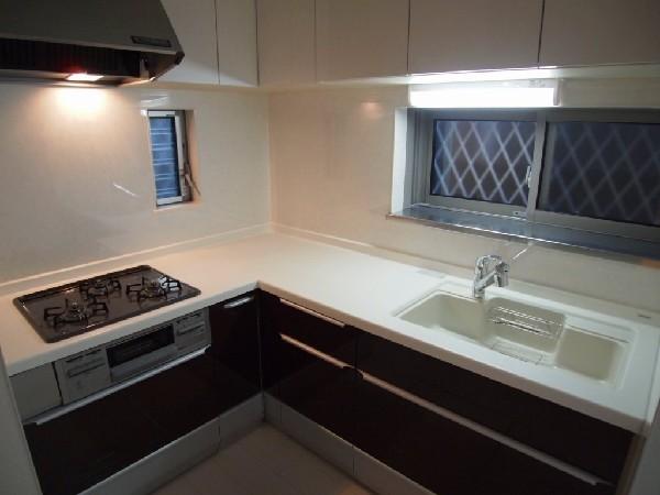 Kitchen. Easy-to-use L-shaped kitchen