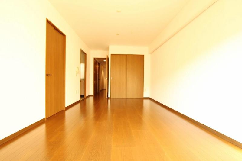 Living and room. The back of the sliding door is, As closet is the storage of large capacity. 