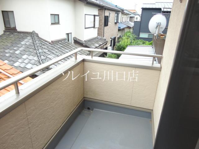 Balcony. It is easy to use in the comfort breadth