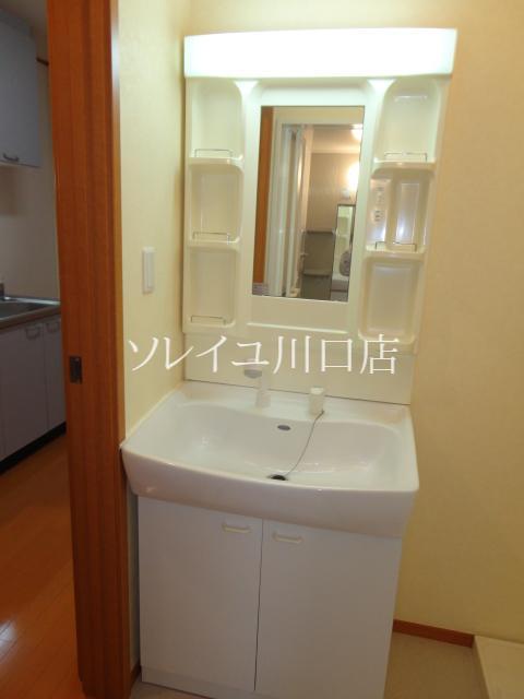 Washroom. Morning of the dressing is here