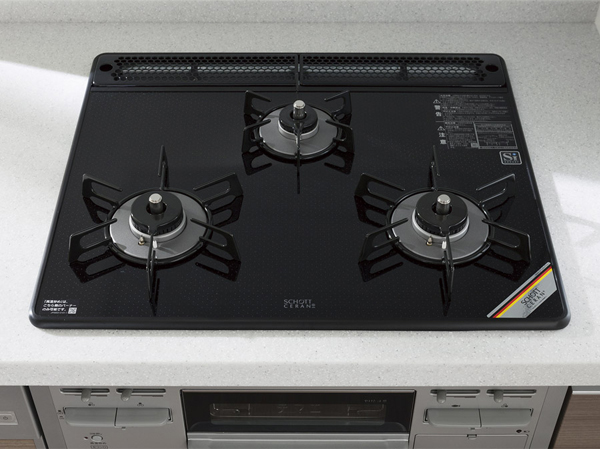 Kitchen.  [Si glass with sensor top stove] In addition to have excellent cooking oil overheating prevention devices, such as safety functions, Your easy-care Germany ・ Equipped with Schott made of heat-resistant ceramic glass, It has adopted a glass-top stove. (Model Room D type ・ Model room plan ※ Some including paid option)