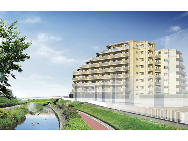 Building structure. Exterior CG